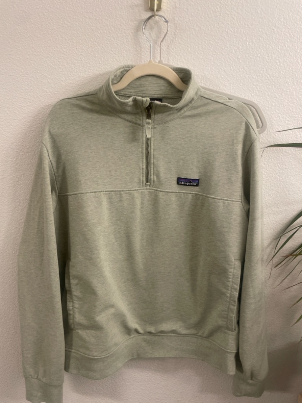 Patagonia Women’s Quarter-Zip Pullover Sage Green